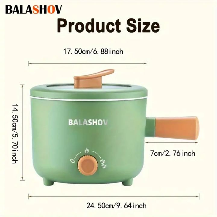BALASHOV%20Electric%20Pot%20with%20Steamer%20Rack:%201.6L%20Non-Stick%20Saut%C3%A9%20Pan,%20Portable%20Mini%20Rapid%20Cooker%20with%20Power%20Adjustment,%20Suitable%20for%20Pasta,%20Steak,%20Noodles,%20and%20College%20Dorm%20Rooms%20-%20EU%20Plug,%20220-240V%20-%20Image%203