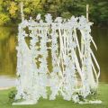 White Cherry Blossom String Light 20 LED Garland Artificial Flower Garland Vines Fairy Lights Flower Lights For Home Decoration Party Bedroom Curtain Room Decor White Cherry Blossom Flower String Lights For Mirror Room Wall Decor Lights Outdoor Lights.. 
