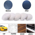 Car Wool Polishing Disc Car Waxing Polishing Buffing Tools 75mm/125mm/150mm Car Paint Care Polisher Pads Auto Beauty Accessories.