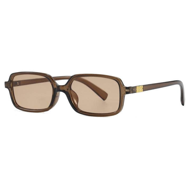 1pcs/5pcs%20Small%20Rectangular%20Sunglasses%20Women%20Retro%20Simple%20Eyeglasses%20Minimalist%20Style%20Design%20Sunshade%20UV400%20Glasses%20Unisex%20-%20Image%207