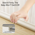 Home Bumper Strip Wide Wrapped Edge No Sticker Corner Bumper Sticker 2M Baby Safety Table Corner Protector Thickened Traceless. 