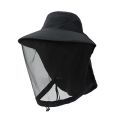 Fashion Unisex Foldable Mosquito Hat With Hidden Net Mesh Repellent Insect Bee Protection Casual Outdoor Sunscreen Fishing Cap. 