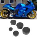 5PCS Motorcycle Frame Hole Cover Caps Decor Fit for Suzuki Hayabusa 1300 GSX1300R GSXR 1300 1999-2015 Frame Hole Plug Kit. 