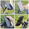 Baby Stroller Handle Bar Phone Bracket Mum Dad Handfree Mobile Phone Support Universal for Motorcycle Handlebar Cellphone Holder.