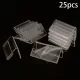 25Pcs Acrylic L-Shaped Label Stands 6x4cm Business Card Transparent Holders Deskstop Sign Frame Display Price Tag Poster Rack. 