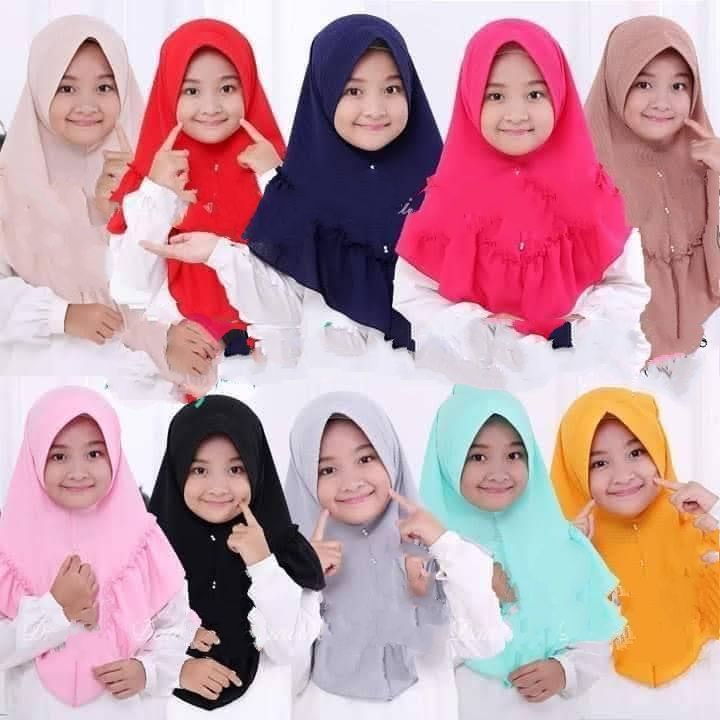 Cotton hijab for girls any 1 pc random colours