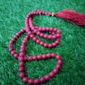 Surkh Feroza Stone Tasbeeh 100 Beads Size 8mm | Red Feroza Tasbih | Original Feroza Stone Tasbih | Pure Feroza Stone Tasbeeh | Best Quality Ferozah Tasbeeh | Lal Feroza Stone Tasbih | Muslim Prayer Beads | Best Stone Tasbeeh. 