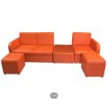 Stylish Ply-Wood Sofa With Tool Chair. 