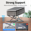 CMASO NEW N8 Adjustable Laptop Stand Aluminum for Macbook Tablet Notebook Stand Table Cooling Pad Foldable Laptop Holder  A. 