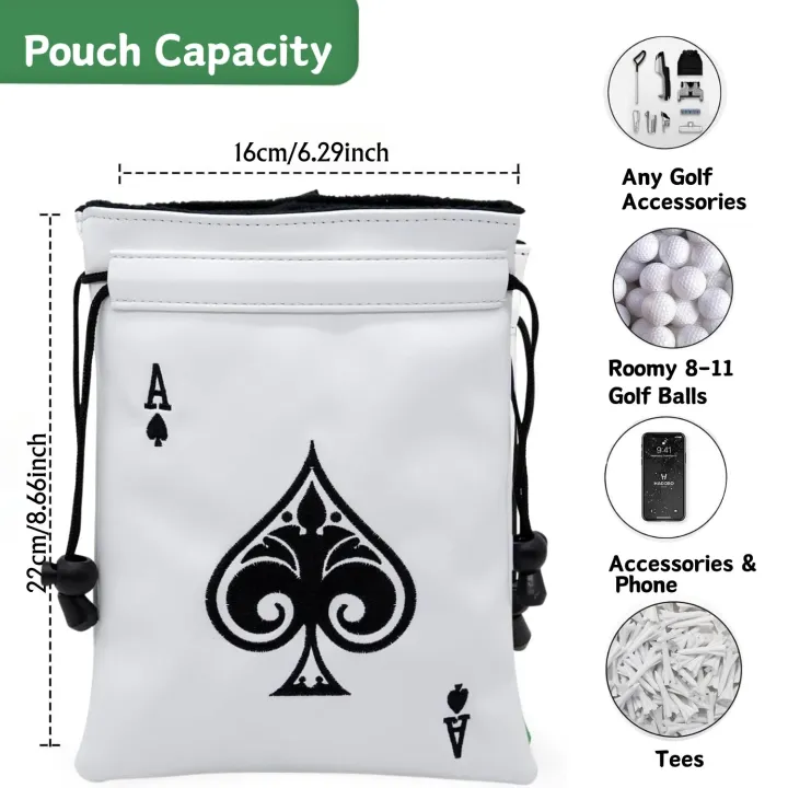 Funny%20Golf%20Valuables%20Pouch,%20PU%20Leather%20Golf%20Tee%20Pouch%20with%20Drawstring%20Closure%20Golf%20Ball%20Handbag%20Portable%20Ball%20Pouch%20-%20Image%205