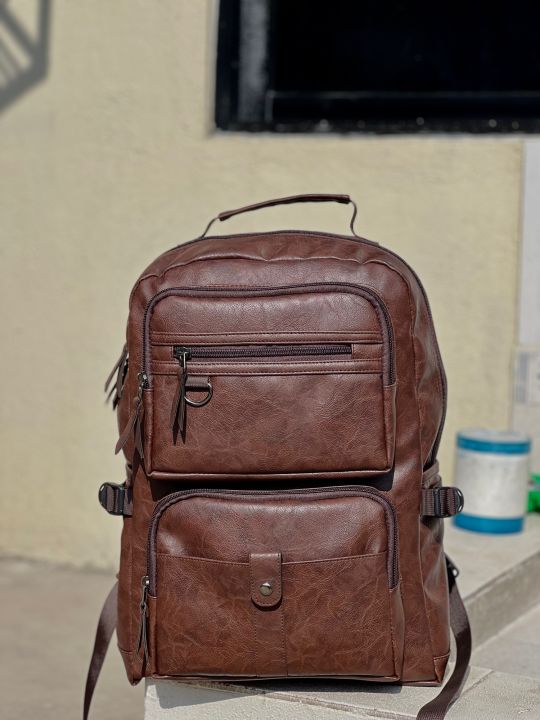 Premium%20PU%20Leather%20Backpack%20%7CBest%20Bag%20For%20College%20And%20Office%20Purposes%20For%20Men/Suitable%20To%20Carry%20Laptop%20And%20Easy%20For%20Traveling%20And%20Treks%20-%20Image%208