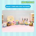 Sanrio Series Building Blocks Hangyodon Kuromi Hello Kitty Melody Flower Car Model Bricks Collection Kids DIY Toys Holiday Gifts. 