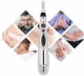electric pen massager body head massage merdian energy pen Smart Massager Pen, Acupuncture Pulse Meridian Massage Pen, Trigger Point Massager, Pain Relief Therapy Back Neck Face Beauty Roller, 3 Heads Meridian Pen, Electro Acupuncture Muscle Device. 