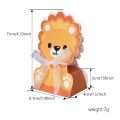 12PCS Safari Animal Favor Boxes Jungle Animal Party Goodie Boxes Animal Theme Birthday Party Baby Shower Supplies.
