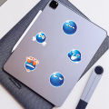 50pcs cute blue bean emoji waterproof stickers ornament Child interest easy paste cute gift DIY. 