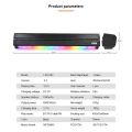 KISONLI LED-802 RGB WIRELESS BT 5.3 MODERN RETRO DESIGN SOUNDBAR. 