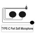 Motorcycle Helmet Bluetooth Headset Intercom Microphone Universal Accessories Full Helmet Half Helmet 3/4 Helmet Face-off Helmet.