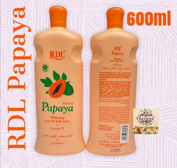 RDL Papaya Fairness Hand And Body Lotion - 600ml
