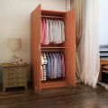 2 Part 2 Cloth Hanging Space Almirah with Locker, 2 Door Almirah with Large Hanging Clothes Space, 2 part Hanger Almari 72/24''. 