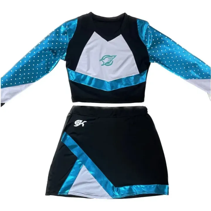 Euphoria%20Cheerleader%20Uniform%20Maddy%20Perez%20Outfit%20High%20School%20Girls%20Women%20Musical%20Sports%20Team%20Dress%20Suit%20Cheerleading%20Costume%20-%20Image%204