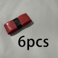 6pcs Tennis Racket Grip Silicone Grip Anti-slip Sweat absorbing Tennis and Badminton Racket Handle Cover Multi-color Mixed Pack. 