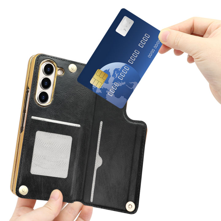 VIETAO%20PU%20Leather%20Z%20Fold%207%20Phone%20Case%20With%20Pen%20Slot,%20Cards%20Wallet%20Holder,Hand%20Strap%20Compatible%20With%20Samsung%20Galaxy%20Z%20Fold%206%205%204%20-%20Image%206