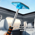 Car Window Cleaning Brush Microfiber Extendable Handle Interior Windshield Glass Cleaner Car Wash Tool.