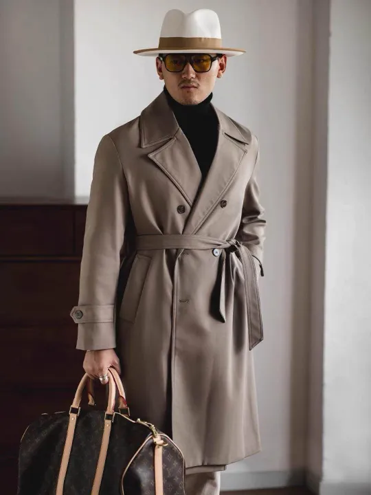 Super%20Long%20British%20Double%20Breasted%20Trench%20Coat%20For%20Men%20-%20Image%202