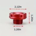 Spoon car modification aluminum alloy oil cap suitable for Honda Civic Fit Accord CRV fuel tank cap. 