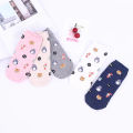 5 Pairs Anime Cartoon Socks Cosplay Cute Animal Invisible Boat Socks Anime Pattern Ladies Socks.