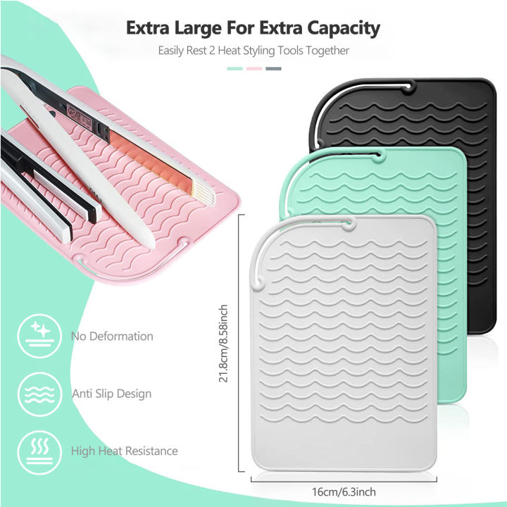 Silicone%20Non-slip%20Mat%20for%20Hairdressing%20Tools,%20Portable%20Curling%20Iron%20Straightener%20Perm%20Iron%20Heat%20Protecting%20Mat%20for%20Travel,%20Salon%20-%20Image%202