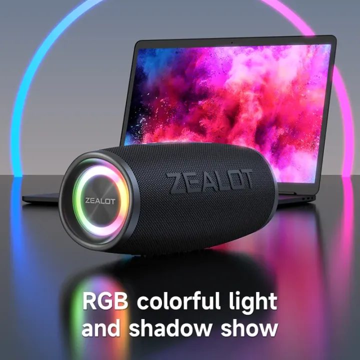 ZEALOT-S56%20Bluetooth%20Speaker%2040W%20Output%20Power%20Bluetooth%20Speaker%20with%20Excellent%20Bass%20Performace%20IPX6%20Waterproof%20Camping%20Outdoor%20-%20Image%204