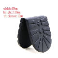 Thicken Rubber Shoe Soles for Men Leather Business Shoes Heel Sole Non-slip Repair DIY Replacement Outsoles Black Yellow Mat Pad. 
