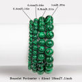 Natural Green Malachite Stone Bracelet 6/8/10mm Handmade Round Beads Bracelets Couple Energy Yoga Bracelet Men Women Jewelry Top.