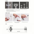 Baby safety locks for refrigerator adjustable child protection lock refrigerator protection child lock. 