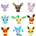 Eevee Umbreon Sylveon Espeon Vaporeon Plush Toys Keychain Sylveon Espeon Duskull Haunter Flareon Stuffed Peluche Doll Kids.