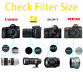Black Mist 1/4 Black Soft Camera Lens Filters 49mm 52mm 55mm 58mm 62mm 67mm 72mm 77mm 82mm for Canon Nikon Sony Camera Lenses. 