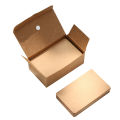 100pcs/box Kraft paper card color blank business card message thank you card writing card label bookmark learning card. 