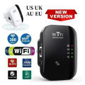 Wifi Repeater Wireless Signal Amplifier Extended Network Enhancer EU US Home Router 300m Through The Wall Bedroom Receive Moving. 