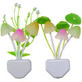 LED Sensor Night Light Mushroom Colorful Silicone Nightlights for Adults Kids US/EU Plug 110V/220V Cheap NightLight 1PC. 