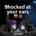 Original QKZ AK6 Copper Driver HiFi Wired Earphone 3.5MM Race Sport Headphone Bass Stereo Headset Music Earbuds In Ear With Mic. 