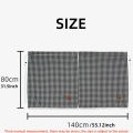 Plaid Bear car partition curtain Retractable sunscreen heat insulation car shade hanging in-car privacy curtain.