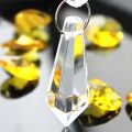 10-Pieces & 20 Pieces crystal Glass Prism with hanging hole for chandelier Home Deco wall Curtains windows. 