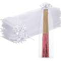 10/20pcs Drawstring Organza Bag Folding Hand Fan Storage Pouches Tulle Bags Craft Wrapping Bags Party Wedding Favor.