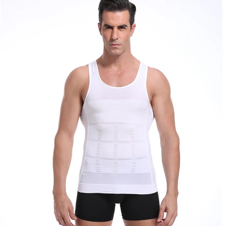 Men's%20Shapewear%20Slimming%20Body%20Corset%20Vest%20Shirt%20Compression%20Abdomen%20Tummy%20Belly%20Control%20Slim%20Waist%20Cincher%20Underwear%20Sports%20Vest%20-%20Image%202