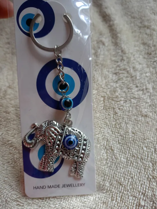 Silver%20Elephant%20Evil%20Eye%20Charm%20Keychain%20-%20Image%207
