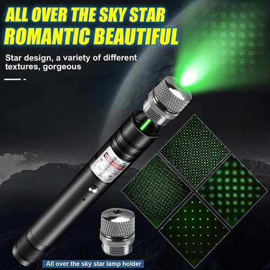 green laser light