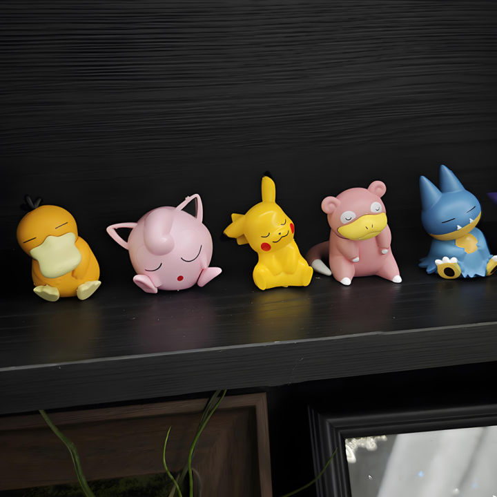 6pcs/set%20Pokemon%20Pikachu%20Anime%20Toys%20Dolls%20Psyduck%20Gengar%20Jigglypuff%20Gonbe%20Slowpoke%20Sleep%20Cute%20Model%20Action%20Figure%20Toys%20-%20Image%203