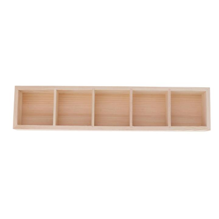 Wooden Succulent Planter Pot Practical Succulent Cactus Flower Box Containers Bamboo Tray 4 Types Available Jewelry Packaging