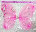 Fairy Wings Set For Girls 8 Color Buterflly Wings  Stick & Hairband Kids Party Dress Costume. 